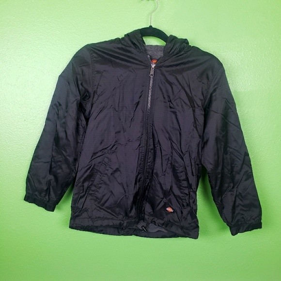 Dickies Kids Unisex Black Zip Up Hoodie Jacket Size Medium 10/12 - Picture 1 of 9